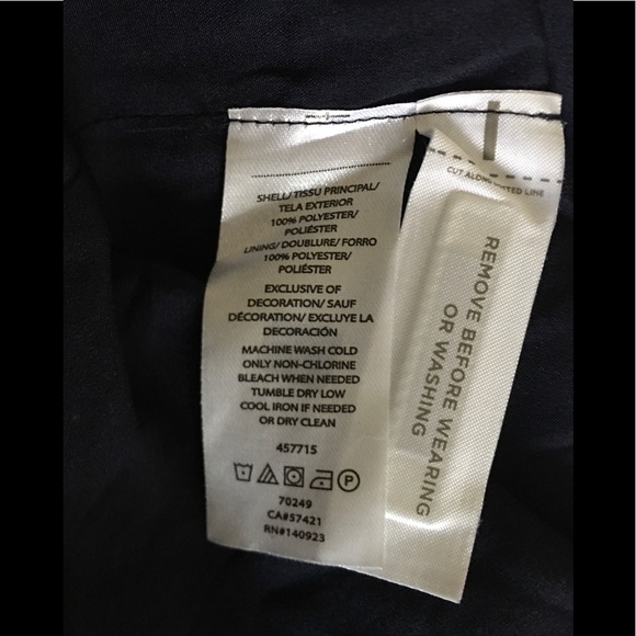 NWT LOFT Black Dress with Embroidered Lace Accents. XL. - Picture 5 of 6